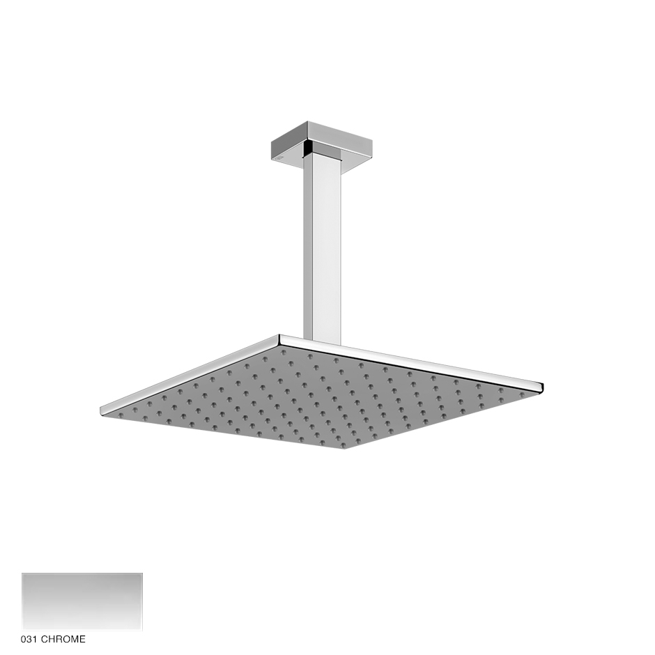 Rettangolo Ceiling-mounted adjustable showerhead 031 Chrome