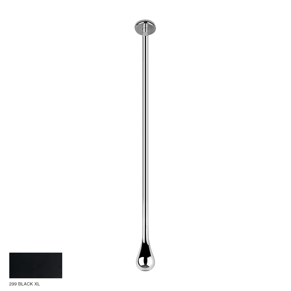 Goccia Ceiling-mounted spout, custom length 299 Black XL