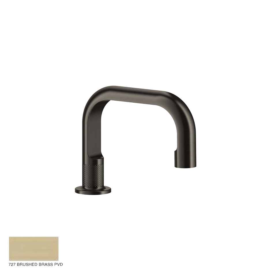 Inciso- Counter spout 145mm, seperate control 727 Brushed Brass PVD