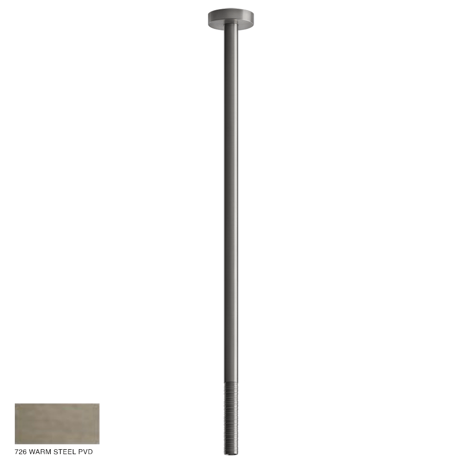 Gessi 316 Ceiling-mounted spout Trame, custom length 726 Warm Bronze Brushed PVD