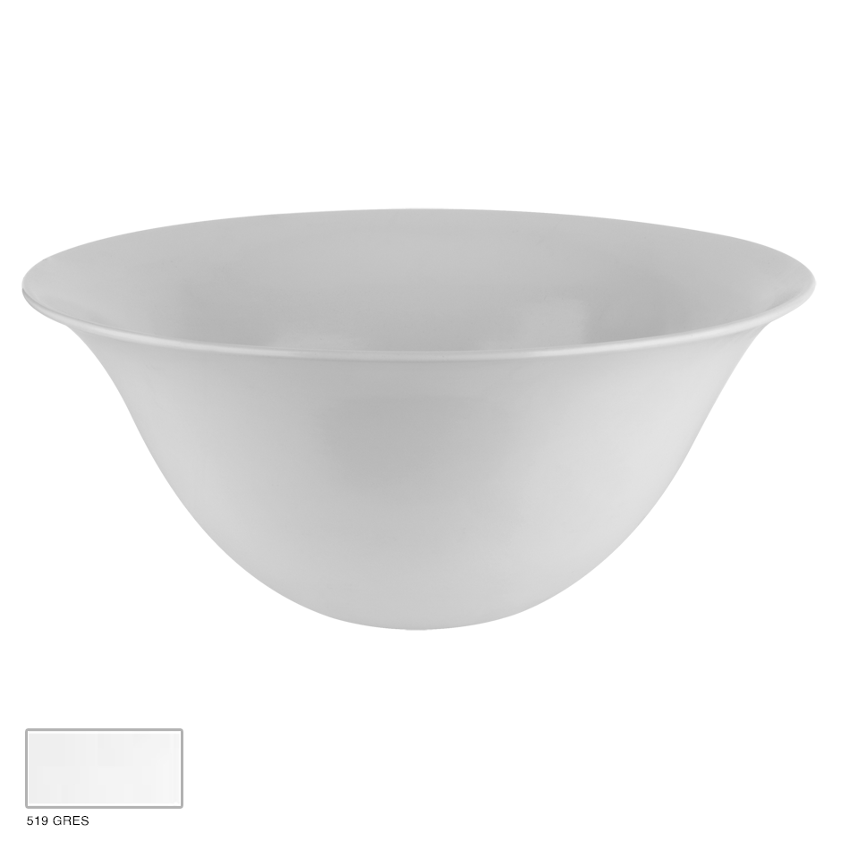 Goccia Counter washbasin, 185mm height 519 White Gres