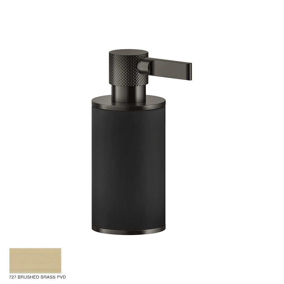 Inciso Standing soap dispenser 727 Brushed Brass PVD
