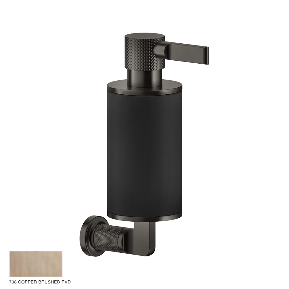 Inciso Wall-mounted soap dispenser 708 Copper Brushed PVD