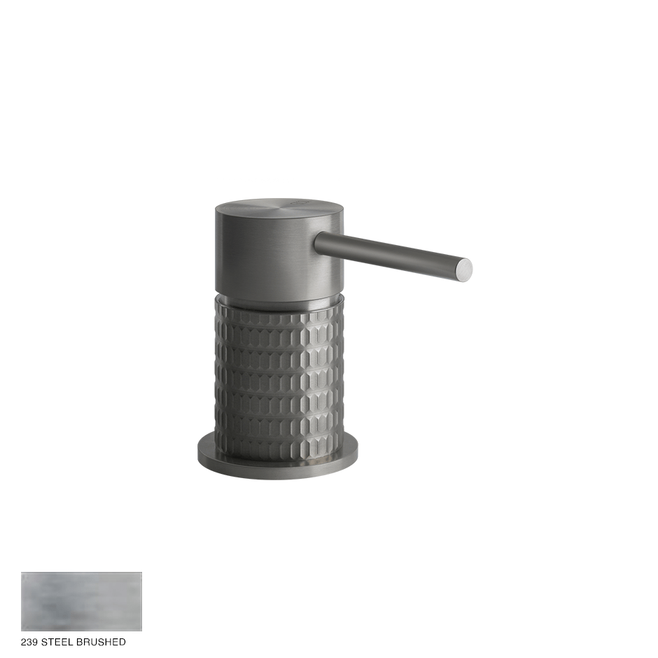 Gessi 316 Counter seperate control Meccanica 239 Steel brushed