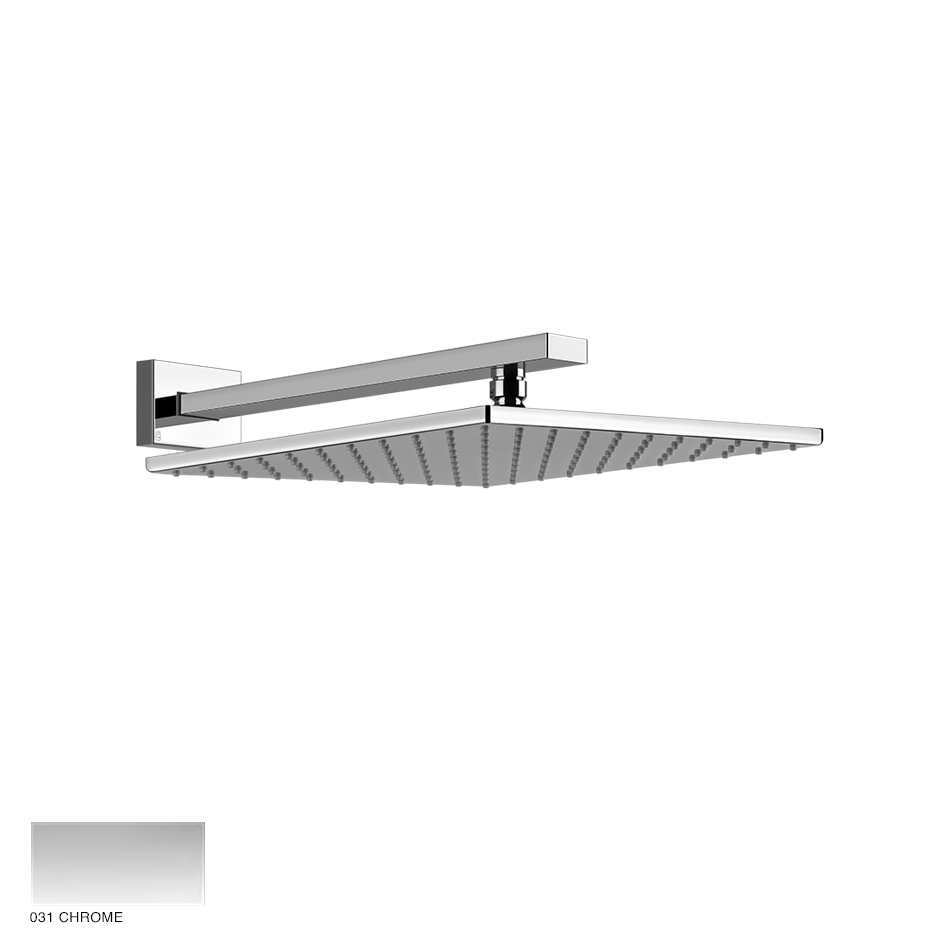 Rettangolo Wall-mounted adjustable showerhead 031 Chrome