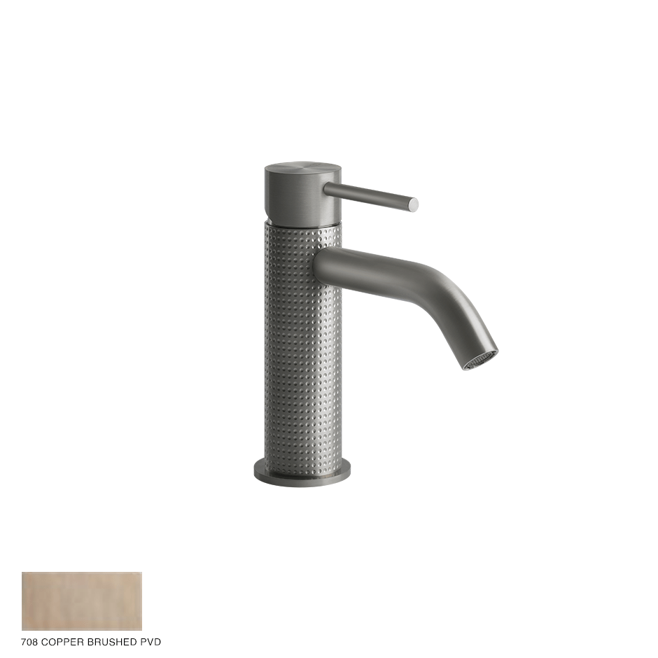 Gessi 316 Basin Mixer Cesello, without waste 708 Copper Brushed