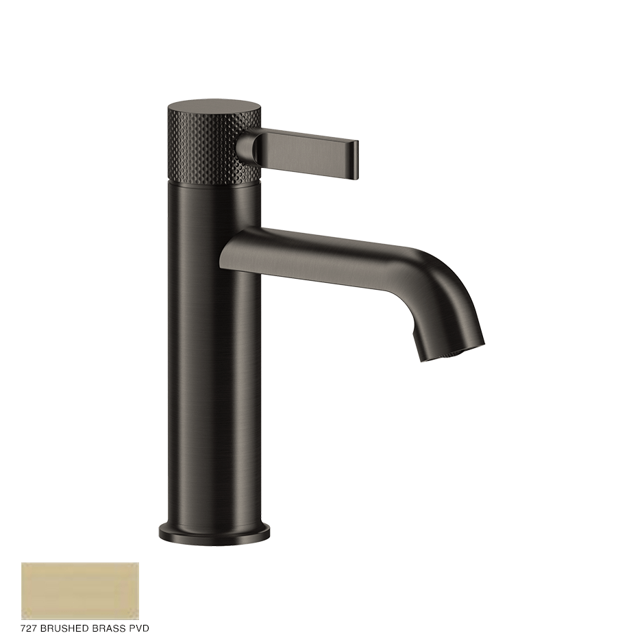 Inciso- Basin Mixer without waste 727 Brushed Brass PVD