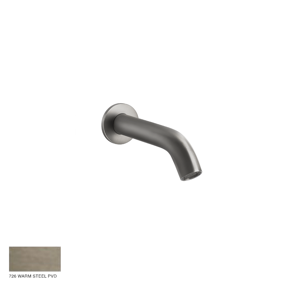 Gessi 316 Bath spout with separate control 726 Warm Bronze Brushed PVD