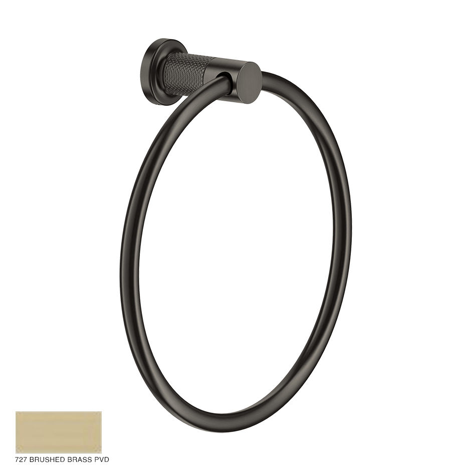 Inciso Towel Ring 727 Brushed Brass PVD