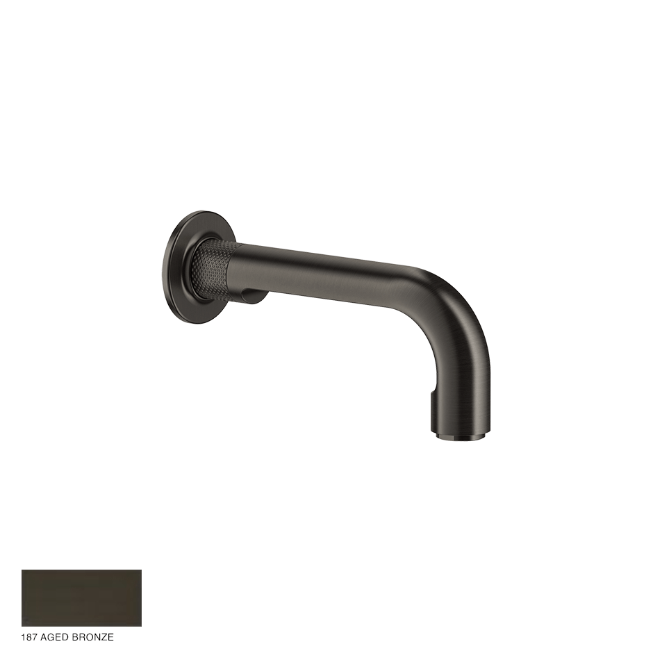 Inciso+ Bath spout with separate control 187 Aged Bronze