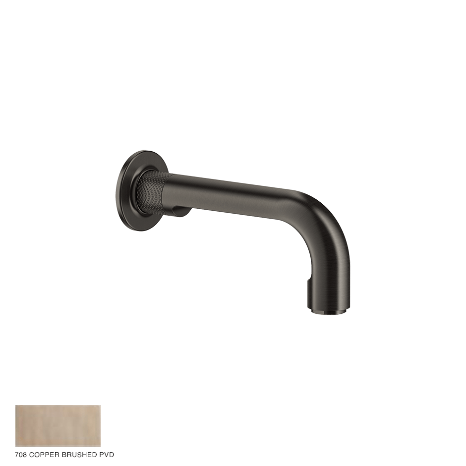 Inciso+ Bath spout with separate control 708 Copper Brushed PVD