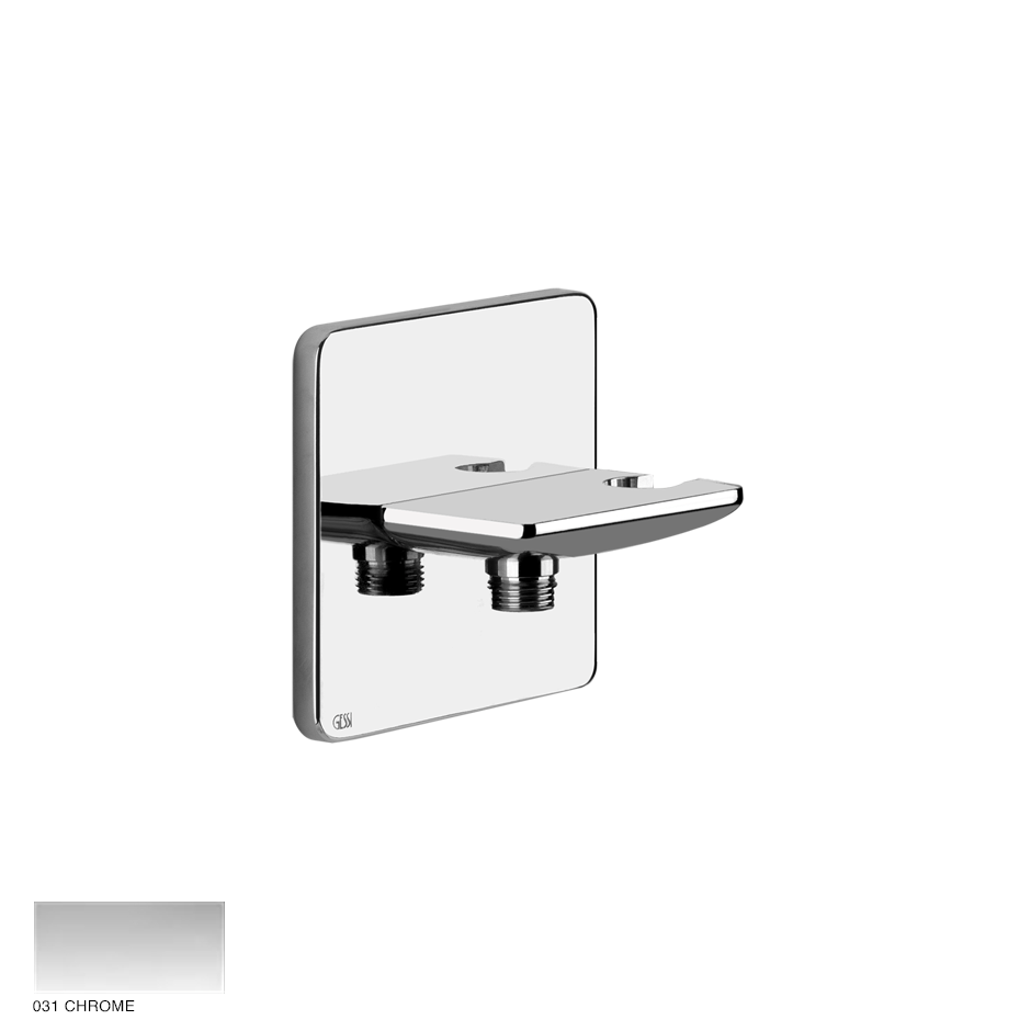 Ispa Shower Handshower hook with 1/2' connection water outlet 031 Chrome