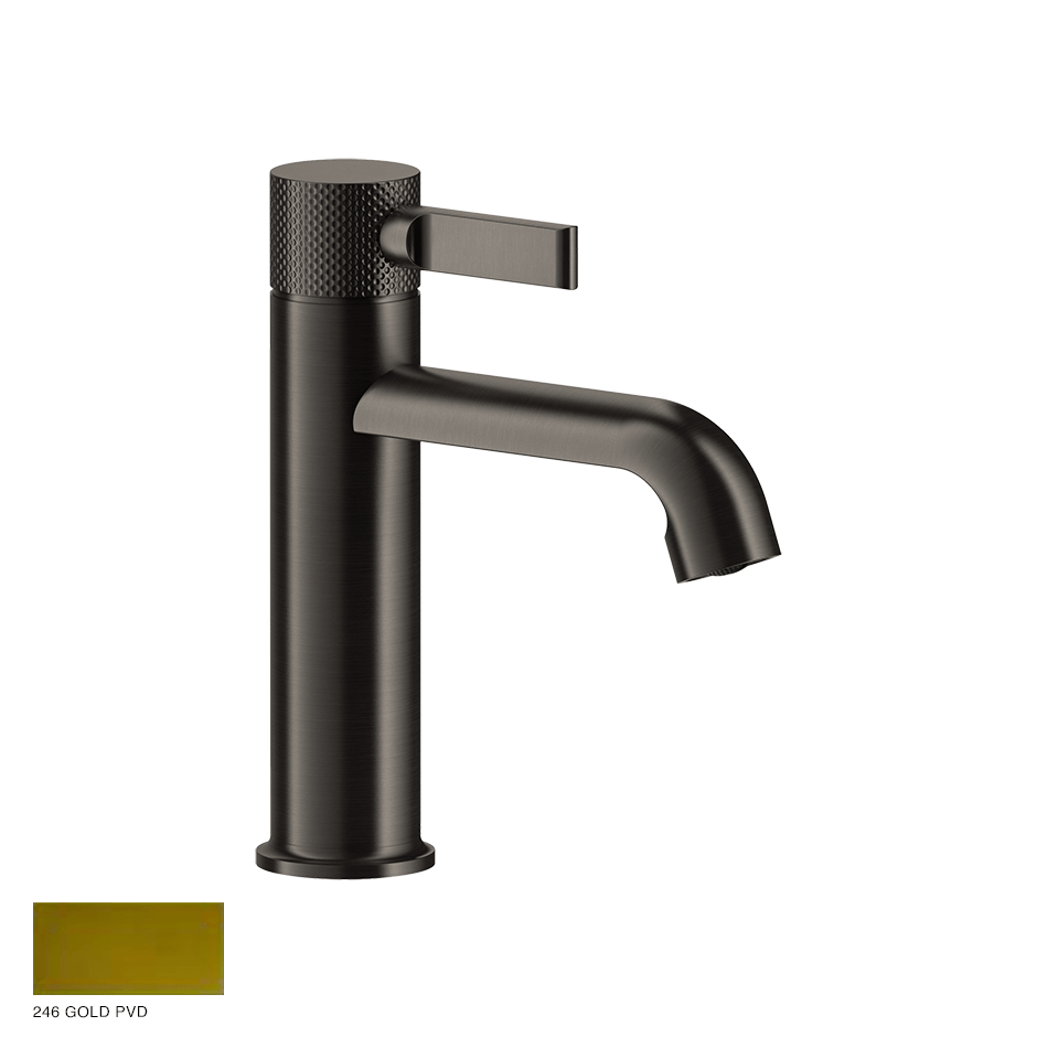 Inciso- Basin Mixer with pop-up waste 246 Gold PVD