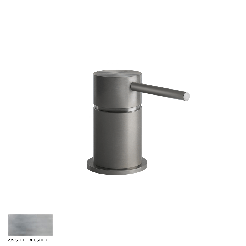 Gessi 316 Counter seperate control Flessa 239 Steel brushed
