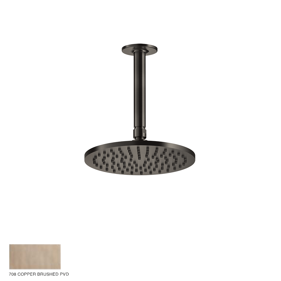 Inciso Ceiling-mounted Showerhead 708 Copper Brushed PVD