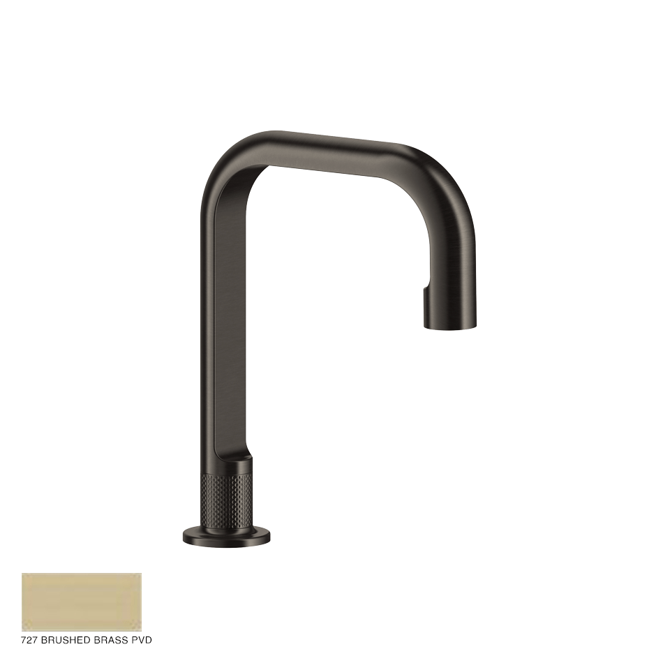 Inciso- Counter spout 240mm, seperate control 727 Brushed Brass PVD
