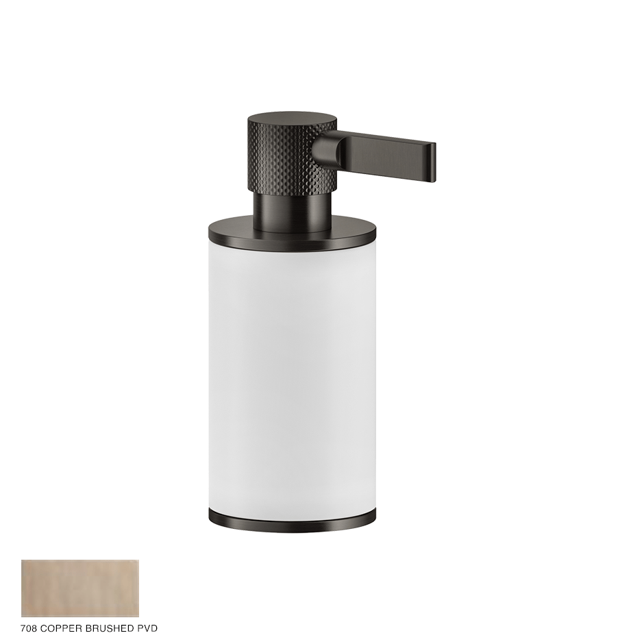 Inciso Standing soap dispenser 708 Copper Brushed PVD