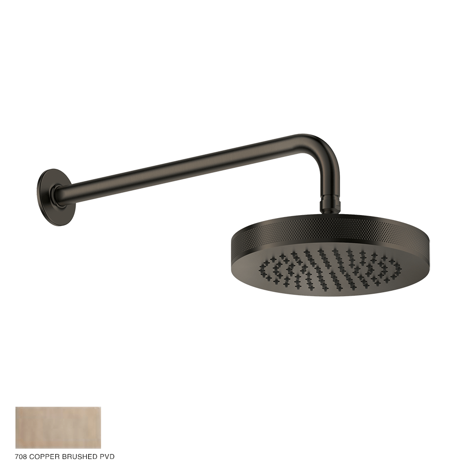 Inciso Wall-mounted Showerhead 708 Copper Brushed PVD