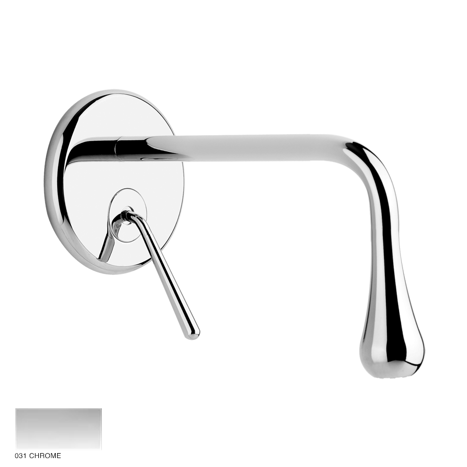 Goccia Built-in mixer with spout, without waste 031 Chrome