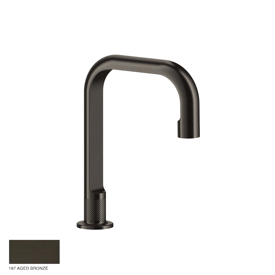 Inciso- Counter spout 240mm, seperate control 187 Aged Bronze