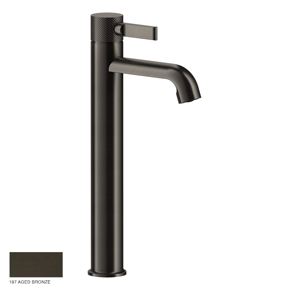 Inciso- High Version Basin Mixer with pop-up waste 187 Aged Bronze
