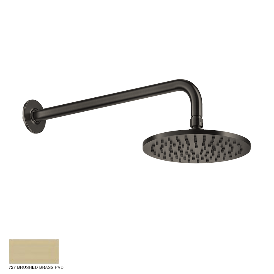 Inciso Wall-mounted Showerhead 727 Brushed Brass PVD
