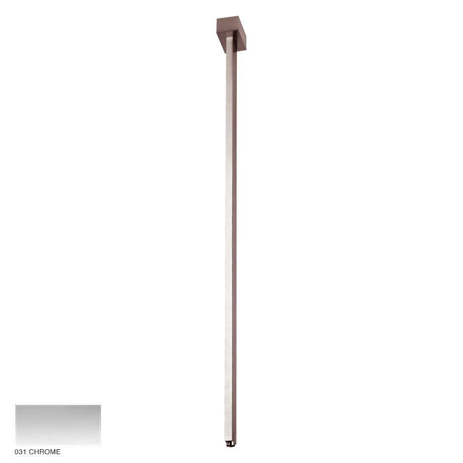 Rettangolo Ceiling-mounted spout, custom length 031 Chrome