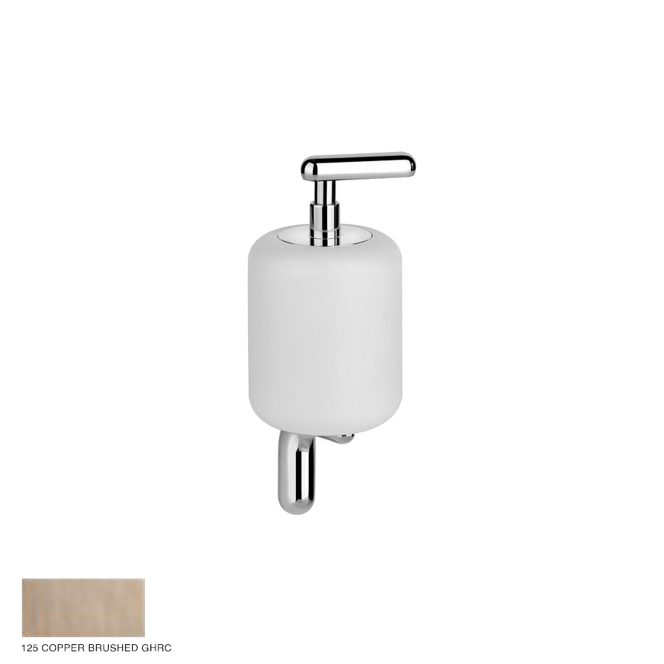 Goccia Wall-mounted soap dispenser 125 Copper Brushed GHRC