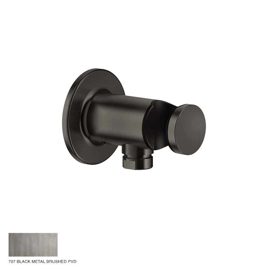 Inciso Handshower Hook with water outlet 707 Black Metal Brushed PVD