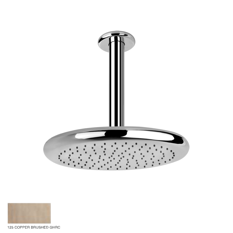 Goccia Ceiling-mounted showerhead 125 Copper Brushed GHRC