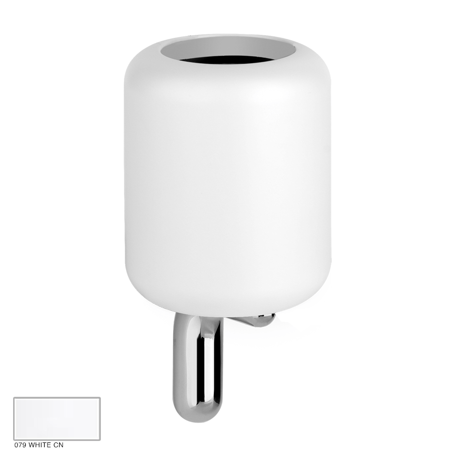 Goccia Wall-mounted tumbler holder 079 White CN