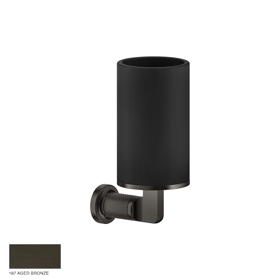 Inciso Wall-mounted tumbler holder 187 Aged Bronze