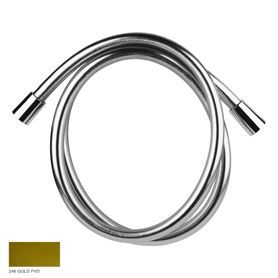 Cromalux flexible hose 1.5m 246 Gold PVD