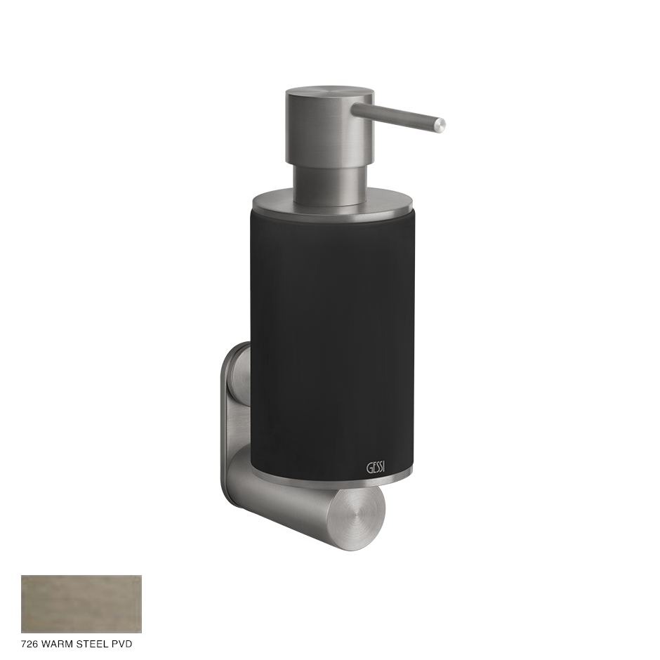 Gessi 316 Wall-mounted soap dispenser 726 Warm Bronze Brushed PVD