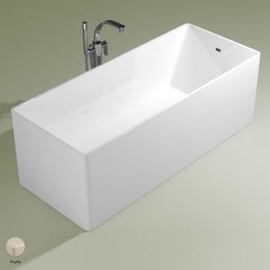 Wash Bath-tub 170 cm in Pietraluce Argilla