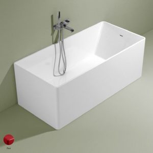 Wash Bath-tub 150 cm in Pietraluce Red
