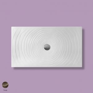 Water Drop Laid on or built-in in the floor shower tray 140x80 cm Fango