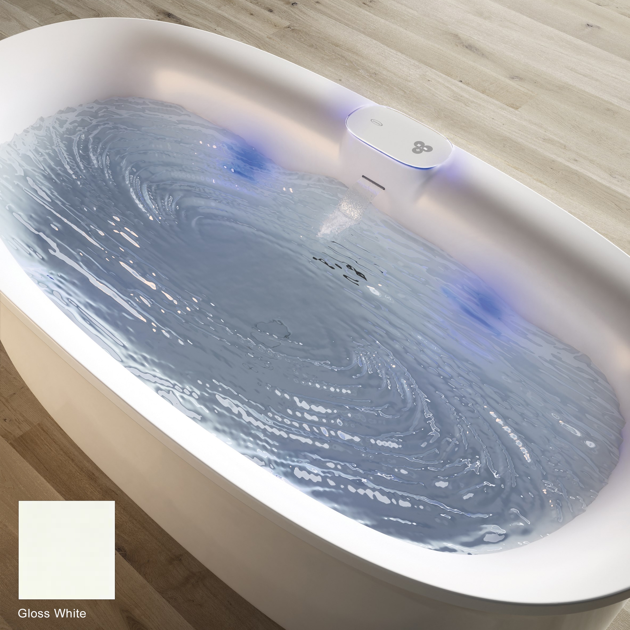 Arga Freestanding Bath Gloss White 175 x 85