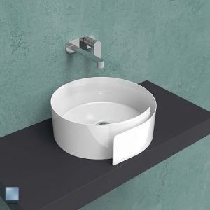 Roll Countertop basin 44 cm without overflow, without tap ledge Nuvola