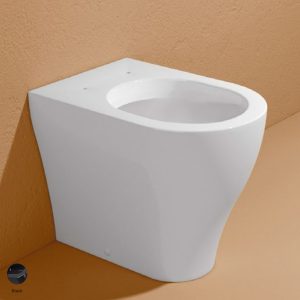 App Back to wall WC with goclean system S/P trap Black
