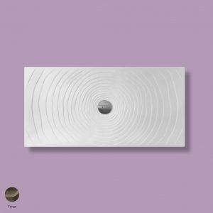Water Drop Laid on or built-in in the floor shower tray 140x70 cm Fango