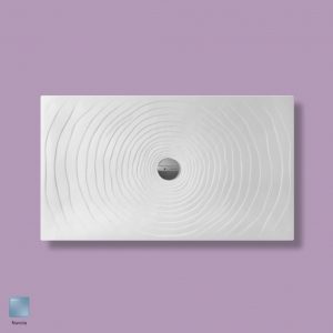 Water Drop Laid on or built-in in the floor shower tray 140x80 cm Nuvola