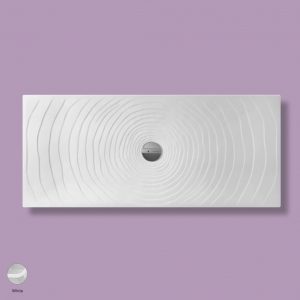 Water Drop Laid on or built-in in the floor shower tray 160x70 cm White