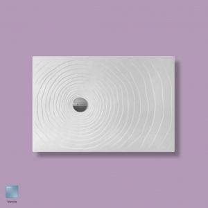 Water Drop Laid on or built-in reversible shower tray 120x80 cm Nuvola