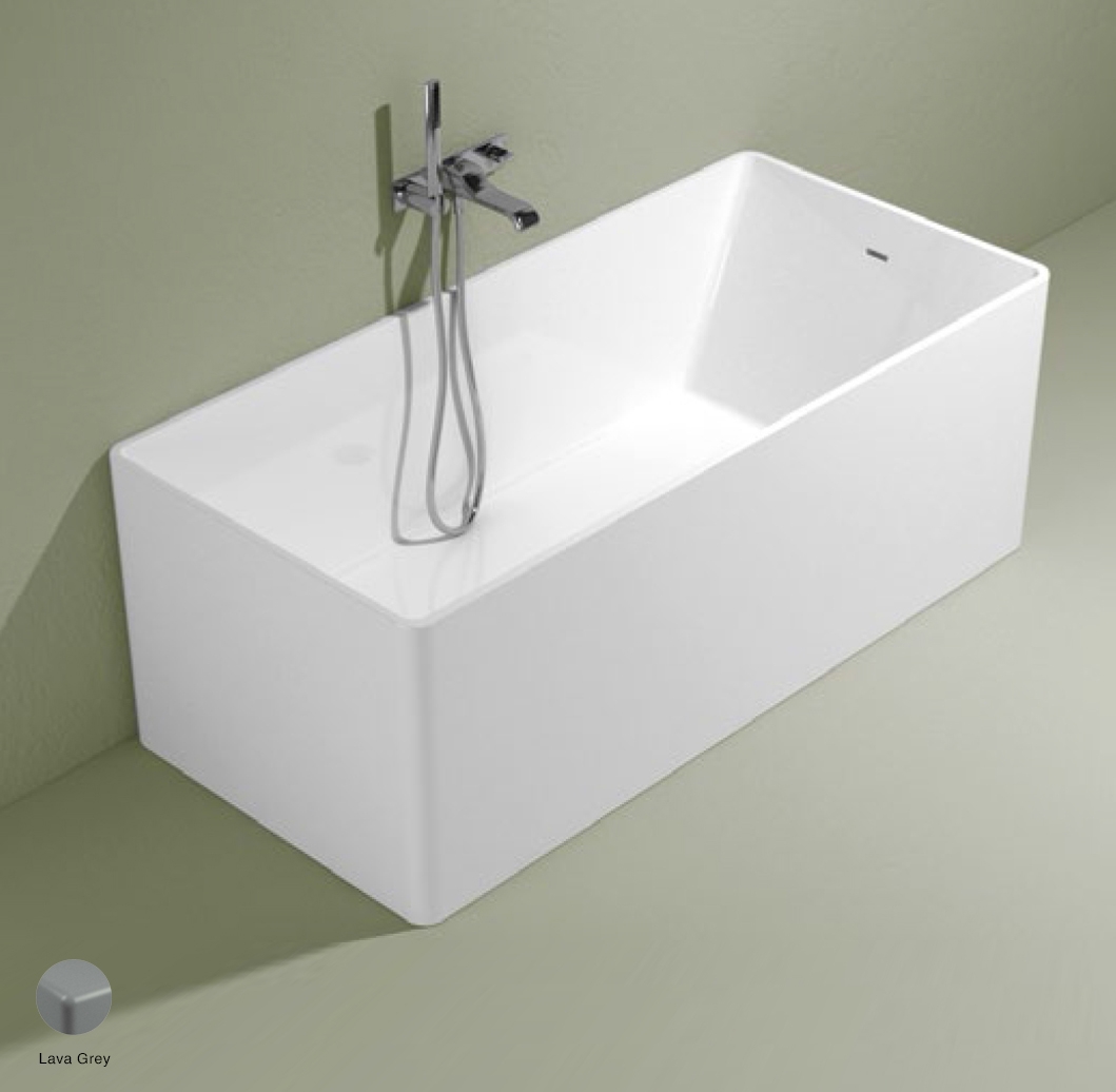 Wash Bath-tub 150 cm in Pietraluce Lava Grey