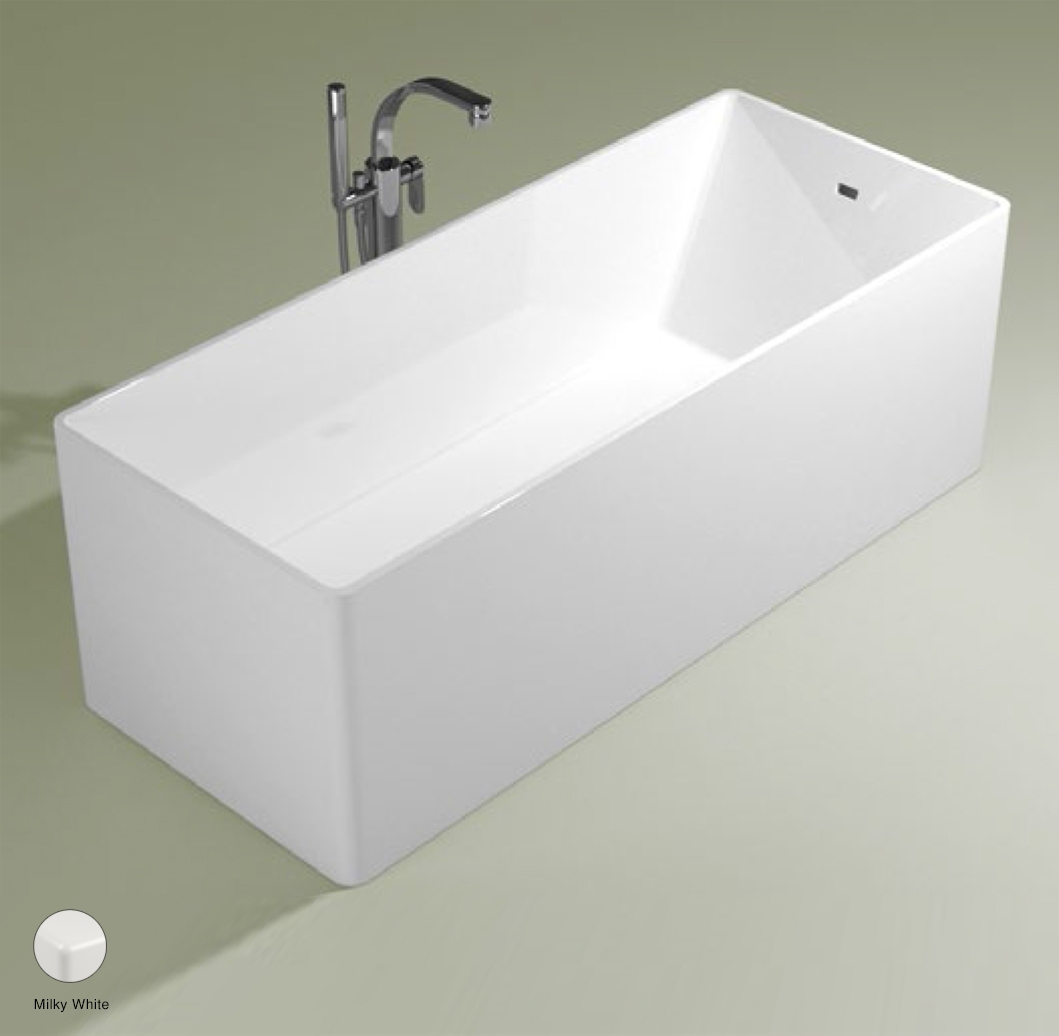 Wash Bath-tub 170 cm in Pietraluce Milky White