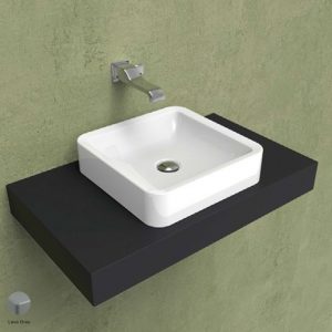 Nile Countertop basin cm 40 Lava Grey