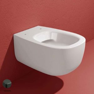 Bonola Wall hung WC with goclean system Carbone