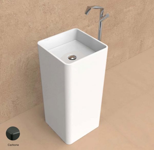 Monowash Standing column-basin 40 cm Carbone