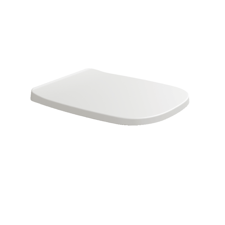 Flag Slim soft-closing thermosetting seat & cover Milky White